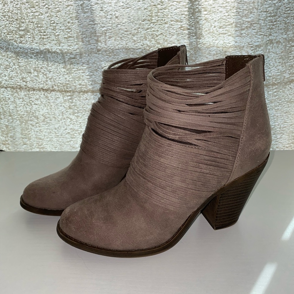 Booties with Heel Grey Fergalicious